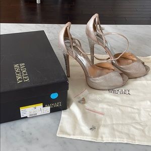 Badgley Mischka Embellished Heel